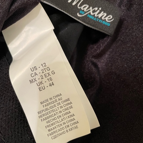 Maxine of Hollywood Tankini top size 12 NWT - Picture 5 of 6